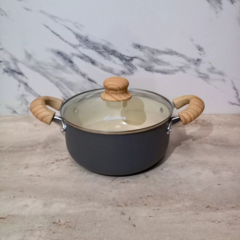 Set Panq Wok Bif Jarr Gray Gris Crema Hudson 9pz Antiadheren - bazarlaeconomia