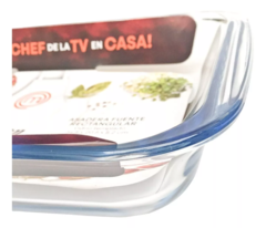 Asaderas Vidrio Templado Hudson Rectangular 34x20x5cm Horno - bazarlaeconomia