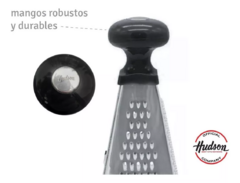 Rallador de cocina manual Hudson de acero inoxidable - bazarlaeconomia