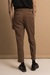 Pantalón pinzado habano - tienda online
