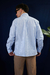 Camisa Rayas Celeste - MOTA