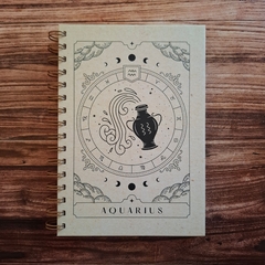 Cuaderno Zodíaco Acuario - comprar online