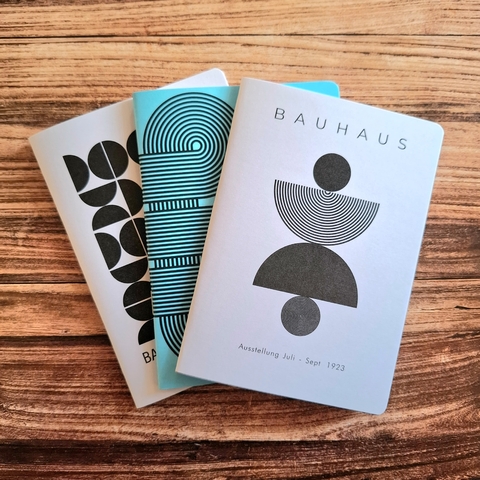 Pack libretas Bauhaus Black