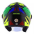 Capacete Norisk Orion Mosaic Yellow (aberto) - Piru Motos