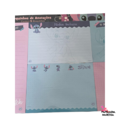 Bloco de notas Stitch na internet