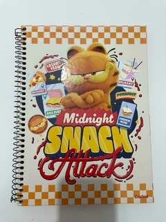 Caderno Universitário - Garfield - 1 matéria - 80 folhas - Papelaria Maressa