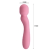 VIBRADOR MASAJEADOR GLADYS RECARGABLE USB SILICONA
