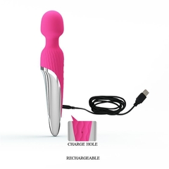 VIBRADOR MASAJEADOR ANTONY CALIENTA 48 GRADOS 7 FUNCIONES USB RECARGABLE