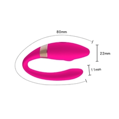 VIBRADOR PAREJAS USB RECARGABLE SILICONA COLOR SURTIDO - comprar online