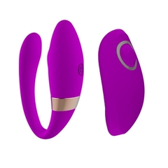 VIBRADOR PAREJAS USB RECARGABLE SILICONA COLOR SURTIDO