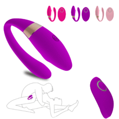 VIBRADOR PAREJAS USB RECARGABLE SILICONA COLOR SURTIDO en internet