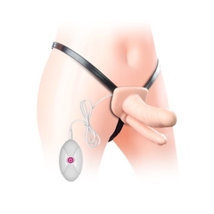 VIBRATING UNISEX HOLLOW STRAP ON - comprar online
