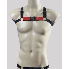 CHEST HARNES NEGRO - ROJO - comprar online