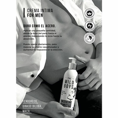 Wild Boys Crema Intima For Men Con Fenogreco Glinkgo Y Maca 250Grs en internet