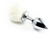 PLUG POMPOM BRANCO- PL012B