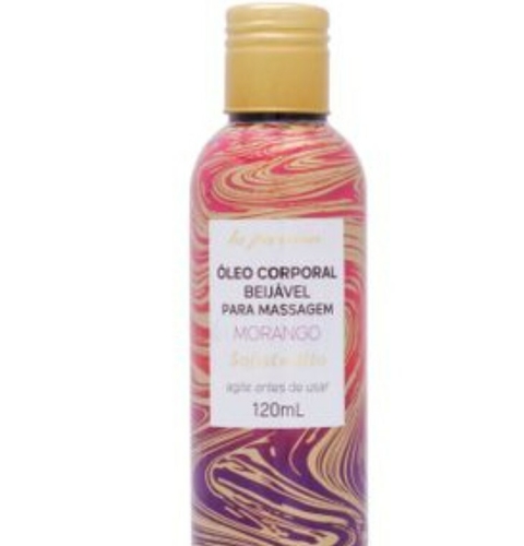 Óleo de Massagem corporal Beijavel Morango