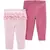 Kit Calças Rosa/Rosa Claro 2Pçs - Menina - comprar online