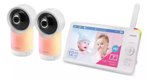 Babá Eletrônica VTech RM7766-2HD Smart WiFi 2 Câmeras (Prazo para envio: 30 dias)