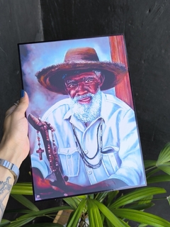Quadro Preto Velho - comprar online