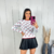 Blusa Manga Longa Tricot Cereja