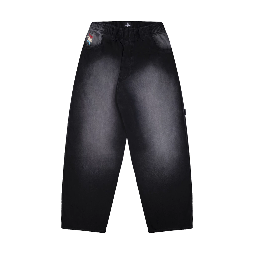 95 "Chain" Work Pants (Washed Black)