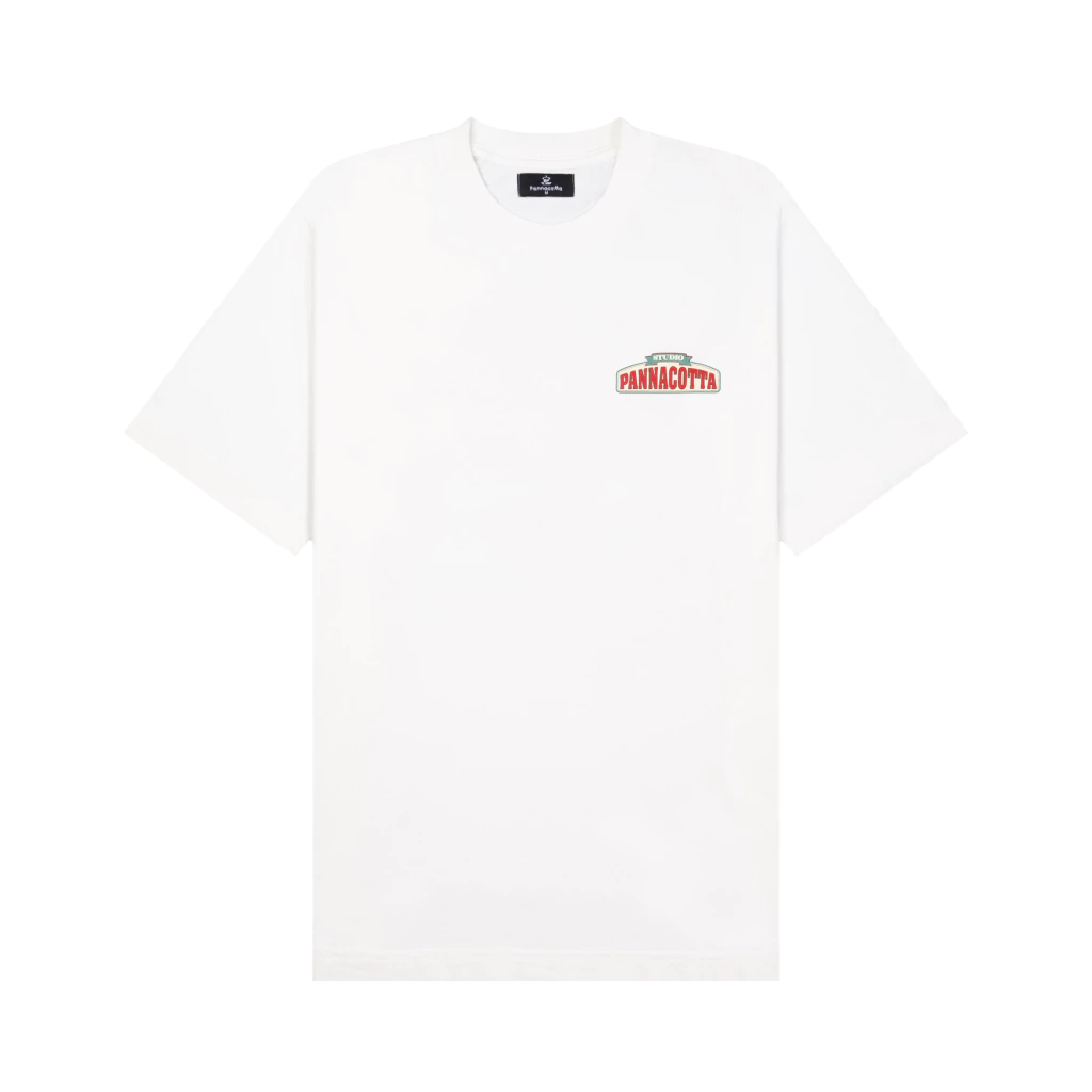 Panna Pizza Tee (White)