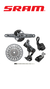 Grupo MTB SRAM GX Eagle AXS T-Type 12v 10-52T 175mm DUB 32T