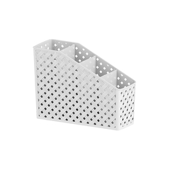 ORGANIZADOR C/ 4 DIVISORIAS RATTAN BRANCO
