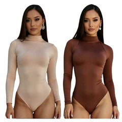 Kit 2 Body Feminino Gola Alta - Conforto e Estilo - Charme & Luxo
