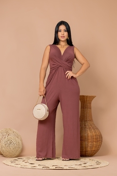 Imagem do Macacao Feminino Longo Pantalona