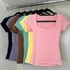 Blusa Feminina Manga Curta Baby Look - comprar online