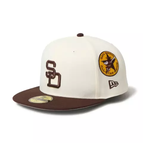 Boné 59FIFTY San Diego Padres MLB Off White