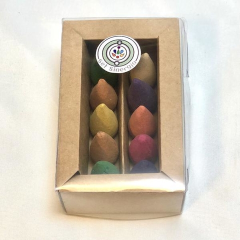 Incensos Fitoterápicos Back Flow Mix de Aromas - CX 10 Unidades