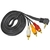 Cabo P2 90 Graus x 3 RCA Áudio e Vídeo - comprar online