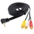 Cabo P2 90 Graus x 3 RCA Áudio e Vídeo
