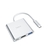 Adaptador TIPO C 3 portas (USB+HDMI+TIPOC) - HOCO