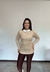 Suéter Tricot Modal com Gola em Pedraria na internet