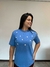 T-Shirt Gola Alta Bordada Margaridas - loja online
