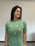 T-Shirt Gola Alta Bordada Margaridas - comprar online