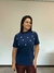 T-Shirt Gola Alta Bordada Margaridas - comprar online