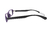 Armazon para receta PP103 Violeta oscuro con Negro - pipaeyewear