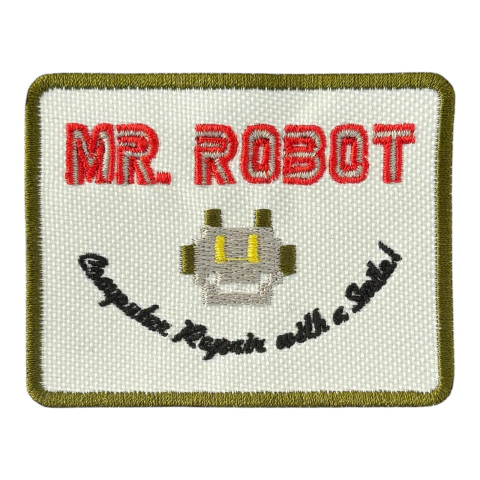 PARCHE BORDADO MR. ROBOT