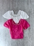 Cropped corset pedraria - comprar online