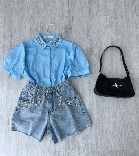 Blusa Zelita Pedraria