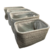 CESTOS DECORATIVOS TRANÇADO CINZA - CONJUNTO 4 PEÇAS - comprar online