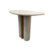 MESA LATERAL HERA EM TRAVERTINO E LACA FENDI