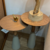 MESA LATERAL LUI BASE DE CONCRETO - CONJUNTO 2 PEÇAS - loja online