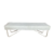 RECAMIER INGA 1,60M - TECIDO 1230F COM BASE DOURADA