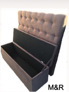 Cabeceira em Suede Amassado Diversos Tamanhos - comprar online