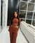 Conjunto body arrastão - Influência Store, moda influenciada por você!